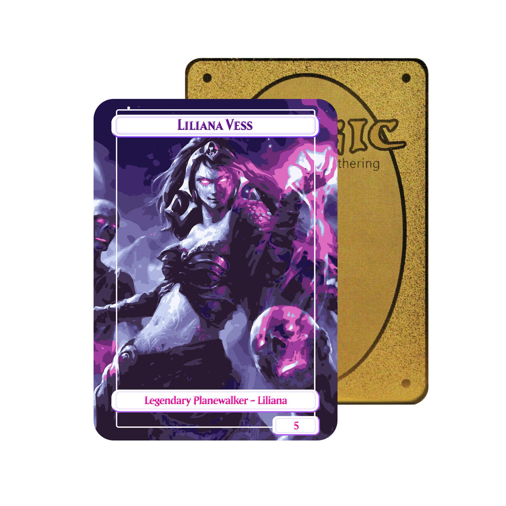 Liliana Vess Metal Orica Card