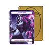 Level up your game with our custom-printed metal orica card, featuring exclusive Liliana Vess artwork in gold metal. Durable, scratch-resistant, and embossed with the iconic Magic: The Gathering card back, these slim orica cards fit perfectly in card sleeves. Liliana-mtg-metal-card-embossed-design-custom-artwork-duel-accessories-ldb-duel