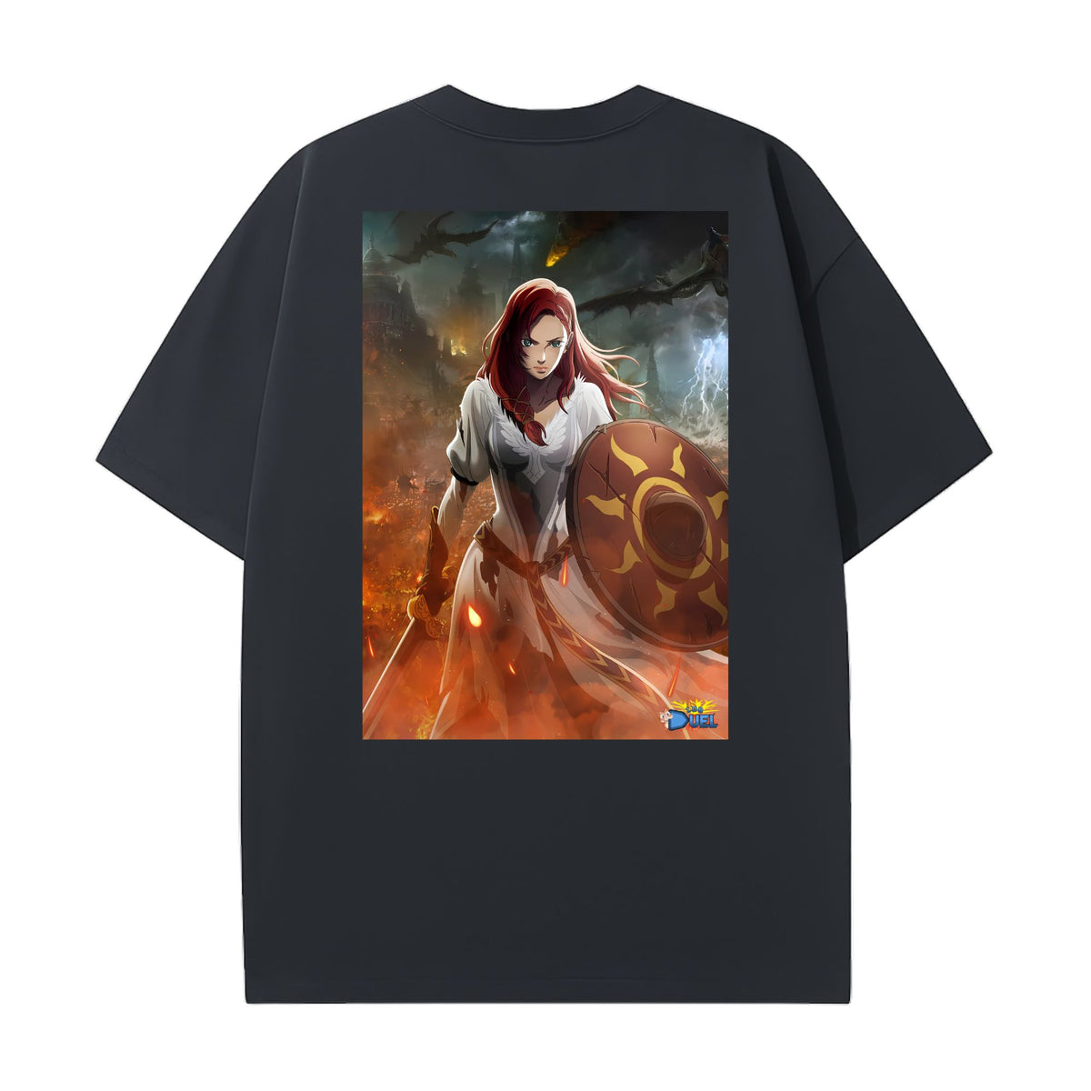Level up your look with the premium Cubone's Last Hunt T-shirt design from LDB Duel. Crafted from soft, breathable cotton and finished with vibrant DTF printing, this black t-shirt is designed for comfort that lasts. Featuring a bold back design, it’s perfect for anime fans, TCG players, and gamers who want to stand out, whether at events, tournaments, or just relaxing with friends.  Hera-anime-ygo-magic-tshirt-gaming-accesories-LDB-Duel