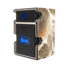 Here is the Right View of the Lorehold Spirits Mach 3 Black Deck Box. History-Chaser-mtg-deck-tray-dice-tray-LDB-Duel