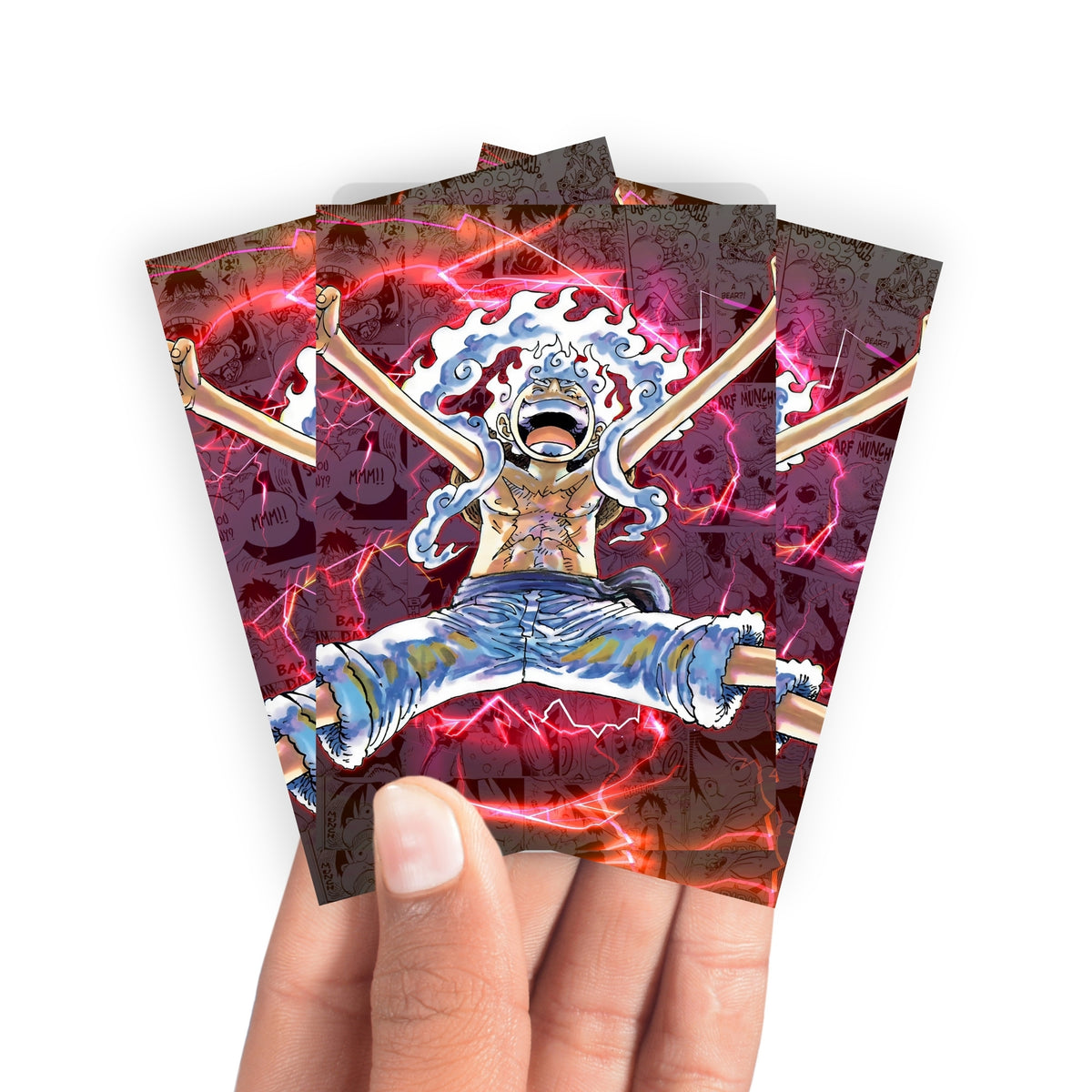 Keep your cards safe and stylish with our borderless card sleeves. Designed edge-to-edge to showcase your artwork, they offer a sleek, modern aesthetic. From LDB Duel, printed with the exclusive Luffy: Sun God Nika design for a fresh, premium feel.Luffy-yugioh-mtg-pokemon-card-protection-standard-japanese-dragon-shield-LDB-Duel-borderless