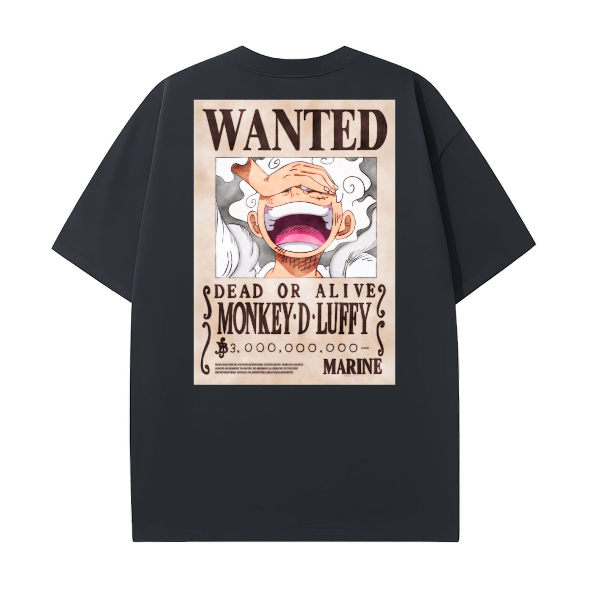 Level up your look with the premium Luffy Wanted Poster T-shirt design from LDB Duel. Crafted from soft, breathable cotton and finished with vibrant DTF printing, this black t-shirt is designed for comfort that lasts. Featuring a bold back design, it’s perfect for anime fans, TCG players, and gamers who want to stand out, whether at events, tournaments, or just relaxing with friends.  Strawhat-Pirates-anime-ygo-magic-tshirt-gaming-accesories-LDB-Duel