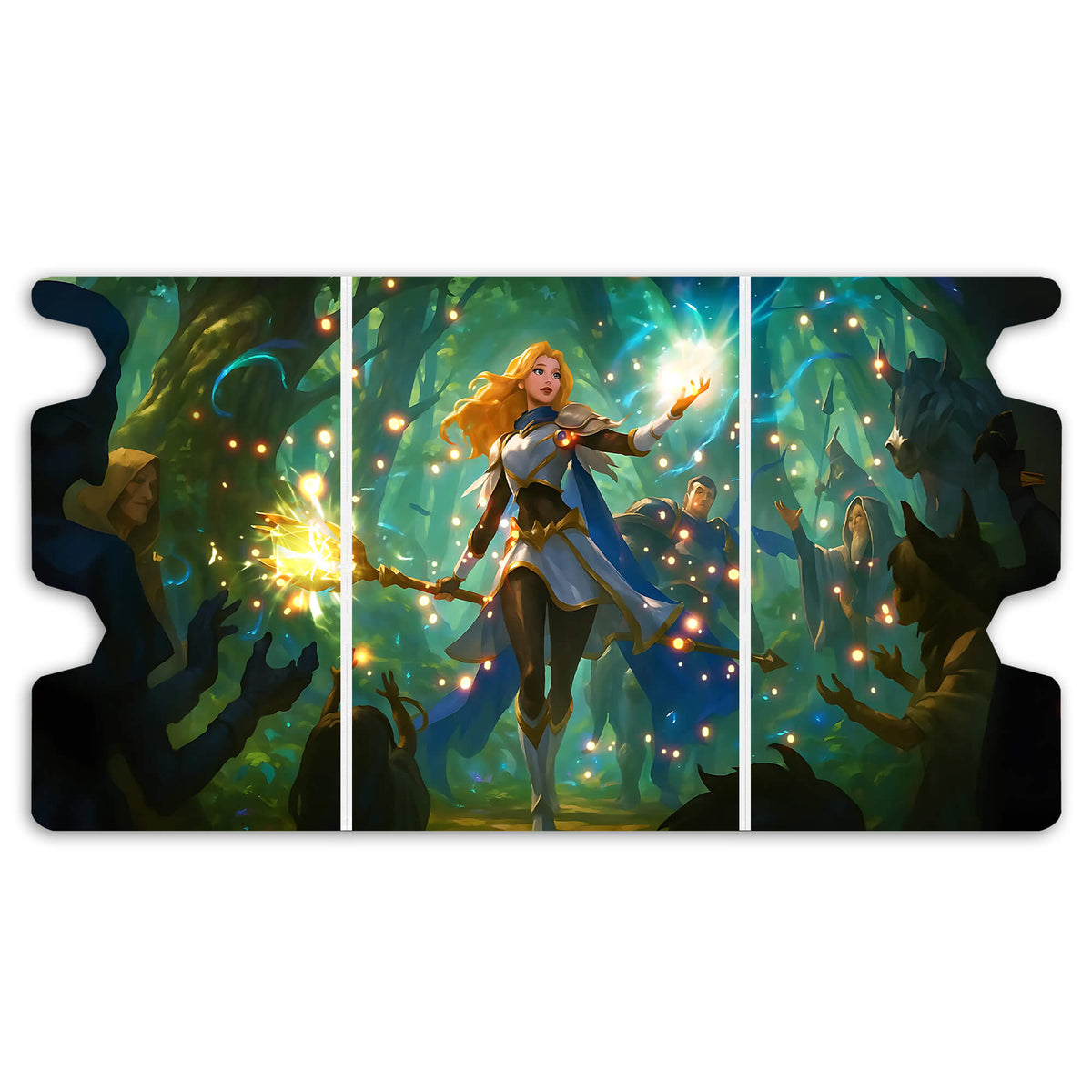 Here is the Full Lid Design of the Lux | League of Legends Mach 3 White Deck Box. Final-Spark-anime-custom-deck-portable-collector-LDB-Duel