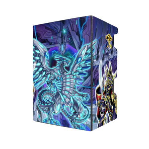 Feel the power of Blue Eyes Max Dragon, Master and Soldier of Chaos. - Duel Monster - Deck Box - Faux Leather - Magnetic Snap - yugioh gx - yugioh zexal - yugioh 5ds - yugioh Arc-v , yugioh sevens - yugioh vrains - Seto Kaiba - yugi moto