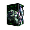 Here's another quality black deck box from LDB Duel featuring our exclusive MS Zaku SD art. Fits all types of trading card games, including Pokémon, Yu-Gi-Oh! and Magic The Gathering. The perfect card holder for the TCG player safely holds up to 100 double-sleeved cards. EVEN in extra thick sleeves. Comes with a pull-out dice tray. Gundam-anime-tcg-accessories-card-storage-LDB-Duel