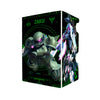 Here's another quality white deck box from LDB Duel featuring our exclusive MS Zaku SD art. Fits all types of trading card games, including Pokémon, Yu-Gi-Oh! and Magic The Gathering. The perfect card holder for the TCG player safely holds up to 100 double-sleeved cards. EVEN in extra thick sleeves. Comes with a pull-out dice tray. Gundam-anime-tcg-accessories-card-storage-LDB-Duel