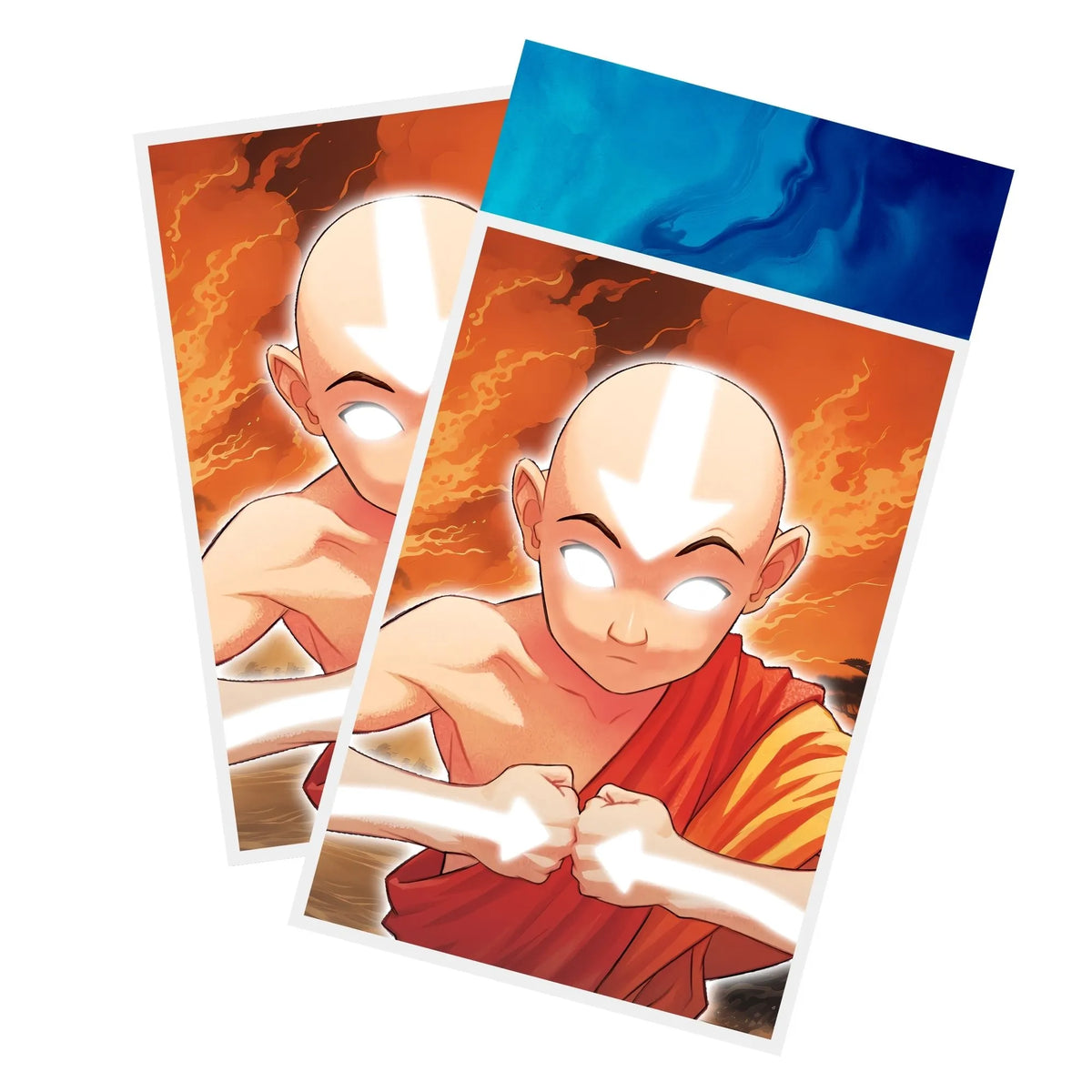 Protect and enhance your cards with our clean and crisp white border card sleeves. Featuring a minimalist design that complements any artwork, these sleeves offer a bright, timeless look. From LDB Duel. Printed with our exclusive Aang Avatar State design for a fresh and premium finish. Air-Temple-mtg-card-protection-standard-japanese-dragon-shield-LDB-Duel-white