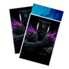Protect and enhance your cards with our clean and crisp white border card sleeves. Featuring a minimalist design that complements any artwork, these sleeves offer a bright, timeless look. From LDB Duel. Printed with our exclusive Black Panther, Wakandan King design for a fresh and premium finish. Panther-King-mtg-card-protection-standard-japanese-dragon-shield-LDB-Duel-white