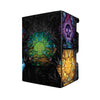 Here's another quality black deck box from LDB Duel featuring our exclusive MTG Elements art. Fits all types of trading card games, including Pokémon, Yu-Gi-Oh! and Magic The Gathering. The perfect card holder for the TCG player safely holds up to 100 double-sleeved cards. EVEN in extra thick sleeves. Comes with a pull-out dice tray. Swamp-mtg-yugioh-pokemon-tcg-accessories-card-storage-LDB-Duel