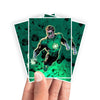 Protect and enhance your cards with our clean and crisp white border card sleeves. Featuring a minimalist design that complements any artwork, these sleeves offer a bright, timeless look. From LDB Duel. Printed with our exclusive Green Lantern, Emerald Knight design for a fresh and premium finish. Cosmic-Awareness-mtg-card-protection-standard-japanese-dragon-shield-LDB-Duel-white
