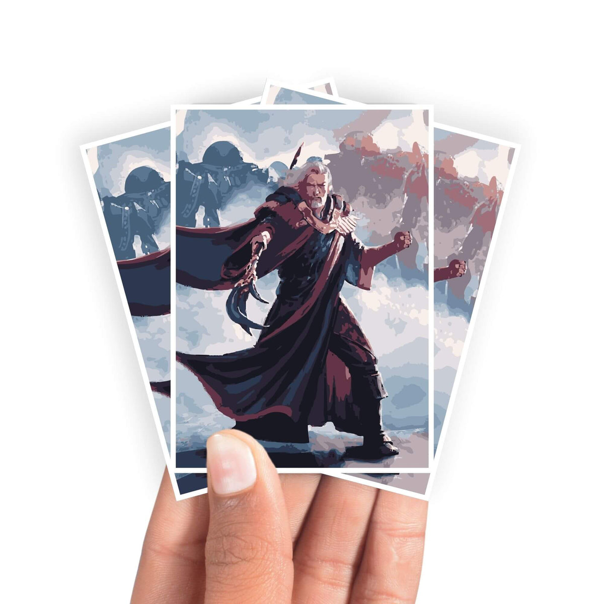 Protect and enhance your cards with our clean and crisp white border card sleeves. Featuring a minimalist design that complements any artwork, these sleeves offer a bright, timeless look. From LDB Duel. Printed with our exclusive Urza, Lord High Artificer design for a fresh and premium finish. Human-Artificer-mtg-card-protection-standard-japanese-dragon-shield-LDB-Duel-white