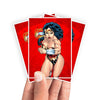 Protect and enhance your cards with our clean and crisp white border card sleeves. Featuring a minimalist design that complements any artwork, these sleeves offer a bright, timeless look. From LDB Duel. Printed with our exclusive Wonder Woman, Amazon Warrior design for a fresh and premium finish. Amazons-mtg-card-protection-standard-japanese-dragon-shield-LDB-Duel-white