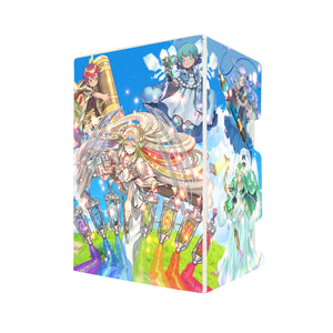 As the embodiment of elemental mastery, The Weather Painter Rainbow possesses unparalleled control over the weather and elements. - LDB Duel - Deck Box - Deck Holder - Yugioh Cosplay - Anime Cosplay - MTG - Digimon - Pokémon - Custom Art - Dice Tray - Cool - Unique Design