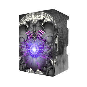 In the shadowy depths of the Forbidden Realm, where darkness reigns supreme and ancient evils lurk in the shadows, lies the legendary Dark Exodia. Born from the darkest recesses of the human soul, this malevolent entity is the antithesis of the legendary Exodia, the Forbidden One. LDB Duel - Tournament Box - Card Sleeves - Dice - Lorcana - Anime Cosplay 
