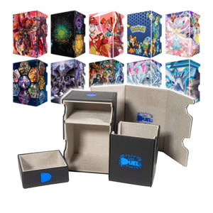 LDB Duel - Deck Box - Deck Holder - Yugioh Cosplay - Anime Cosplay - MTG - Digimon - Pokémon - Custom Art - Dice Tray - Cool - Unique Design