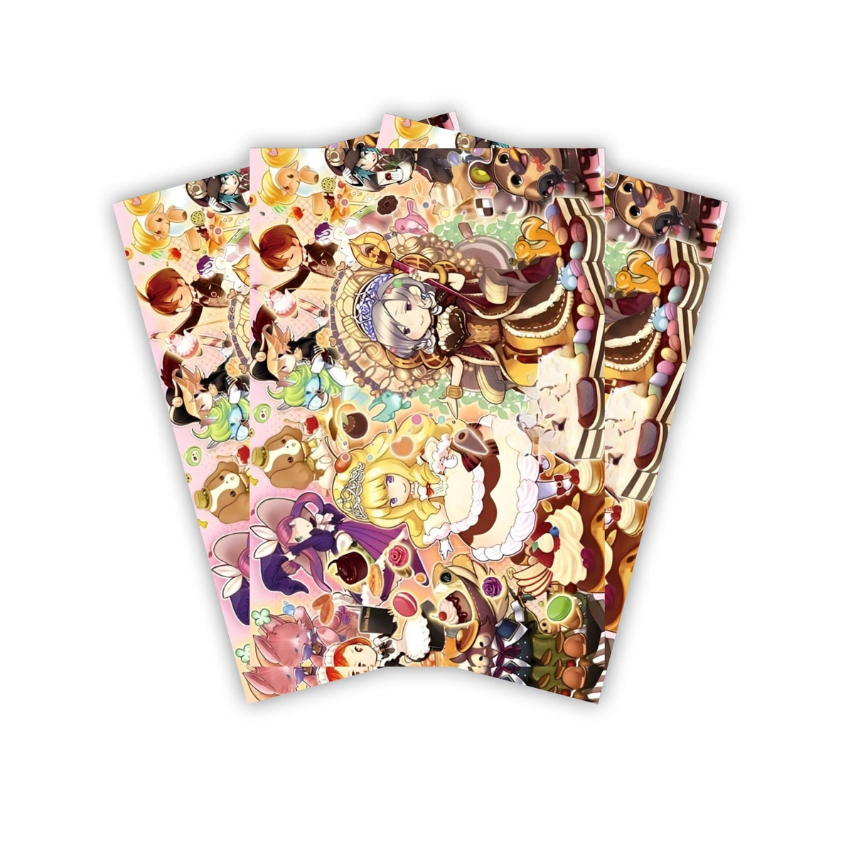 Keep your cards safe and stylish with our borderless card sleeves. Designed edge-to-edge to showcase your artwork, they offer a sleek, modern aesthetic. From LDB Duel, printed with the exclusive Madolche design for a fresh, premium feel.Madolche-yugioh-mtg-pokemon-card-protection-standard-japanese-dragon-shield-LDB-Duel-borderless