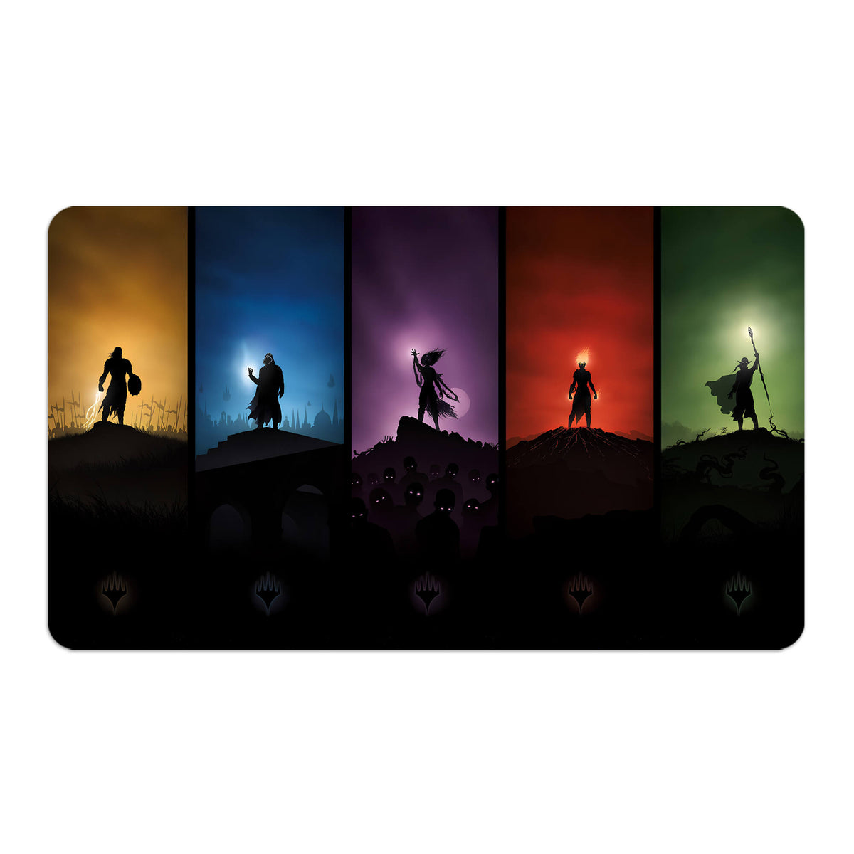 Transform your dueling experience with LDB Duel featuring our exclusive art Magic Origins playmat! Featuring a soft cloth top for smooth card movement and a durable rubber back for a secure grip, this 24x14 inch mat is machine washable and safe for cards and sleeves. Planeswalkers-mtg-custom-artwork-premium-durable-rubber-ldb-duel