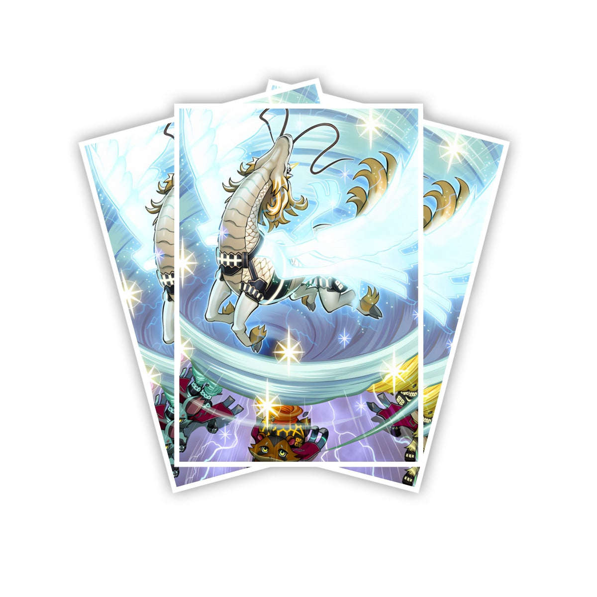 Protect and enhance your cards with our clean and crisp white border card sleeves. Featuring a minimalist design that complements any artwork, these sleeves offer a bright, timeless look. From LDB Duel. Printed with our exclusive Majesty's Pegasus design for a fresh and premium finish. Pegasus-yugioh-mtg-pokemon-card-protection-standard-japanese-dragon-shield-LDB-Duel-white