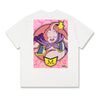 Level up your look with the premium Majin Buu T-shirt design from LDB Duel. Crafted from soft, breathable cotton and finished with vibrant DTF printing, this white t-shirt is designed for comfort that lasts. Featuring a bold back design, it’s perfect for anime fans, TCG players, and gamers who want to stand out, whether at events, tournaments, or just relaxing with friends. Dragonball-anime-ygo-magic-tshirt-gaming-accesories-LDB-Duel