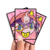 Enhance your cards with our elegant black border card sleeves, featuring a sleek, sophisticated design for a bold, modern aesthetic. From LDB Duel. Perfect for showcasing your collection, these sleeves are printed with our exclusive Majin Buu design. Dragon-ball-yugioh-mtg-pokemon-card-protection-standard-japanese-dragon-shield-LDB-Duel-black