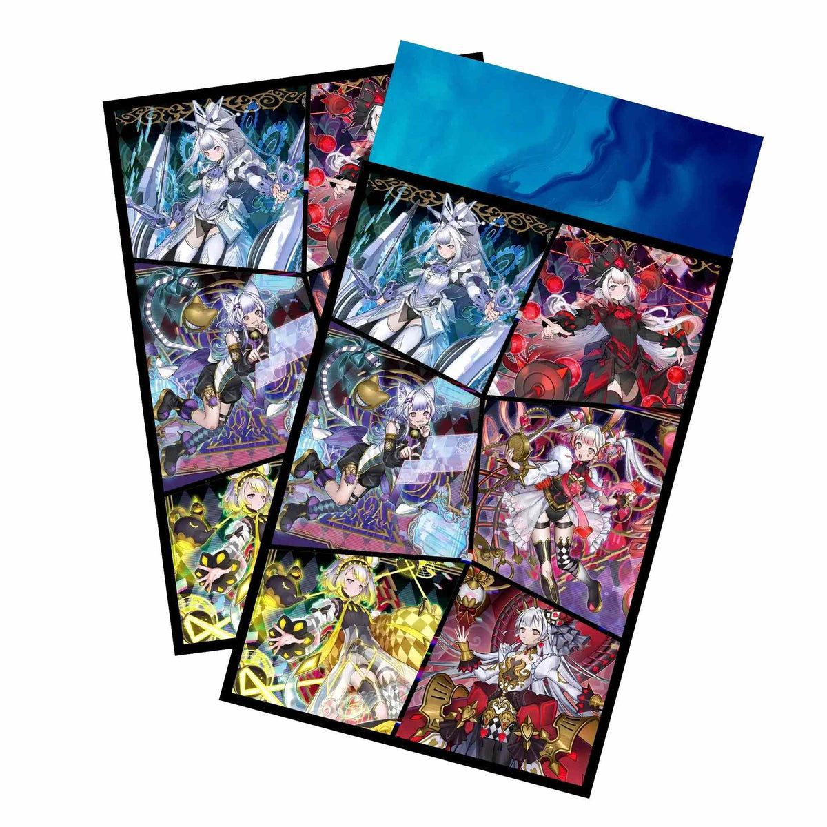 Enhance your cards with our elegant black border card sleeves, featuring a sleek, sophisticated design for a bold, modern aesthetic. From LDB Duel. Perfect for showcasing your collection, these sleeves are printed with our exclusive Maliss design. Dormouse-yugioh-card-protection-standard-japanese-dragon-shield-LDB-Duel-black