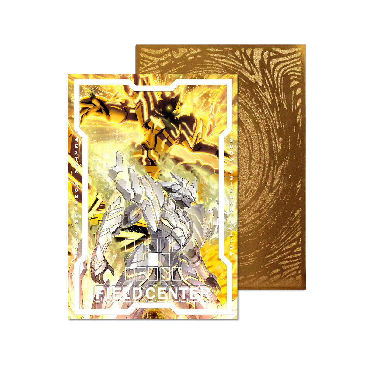 Centre de terrain en métal Dragon Rose noire