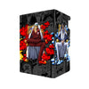 Here's another quality black deck box from LDB Duel featuring our exclusive Marine Admirals art. Fits all types of trading card games, including Pokémon, Yu-Gi-Oh! and Magic The Gathering. The perfect card holder for the TCG player safely holds up to 100 double-sleeved cards. EVEN in extra thick sleeves. Comes with a pull-out dice tray. Marineford-onepie-tcg-accessories-card-storage-LDB-Duel