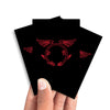 Enhance your cards with our elegant black border card sleeves, featuring a sleek, sophisticated design for a bold, modern aesthetic. From LDB Duel. Perfect for showcasing your collection, these sleeves are printed with our exclusive Mark of the Dragon design. Yusei-Fudo-yugioh-mtg-pokemon-card-protection-standard-japanese-dragon-shield-LDB-Duel-black