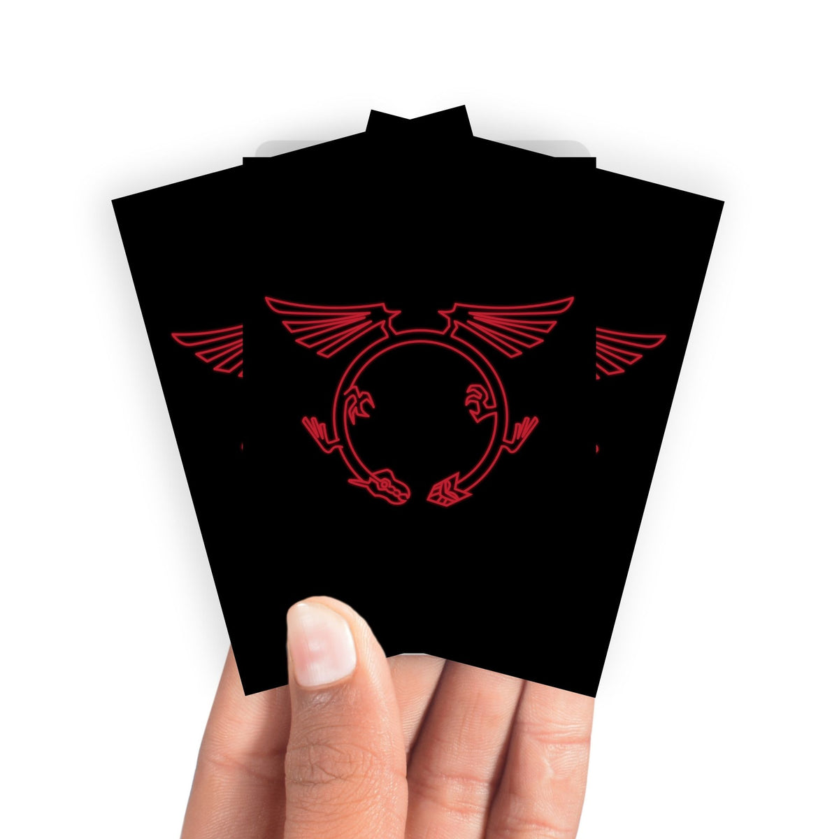 Keep your cards safe and stylish with our borderless card sleeves. Designed edge-to-edge to showcase your artwork, they offer a sleek, modern aesthetic. From LDB Duel, printed with the exclusive Mark of the Dragon design for a fresh, premium feel.Dragon-yugioh-mtg-pokemon-card-protection-standard-japanese-dragon-shield-LDB-Duel-borderless