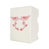 Here's another quality white deck box from LDB Duel featuring our exclusive Mark of the Dragon art. Fits all types of trading card games, including Pokémon, Yu-Gi-Oh! and Magic The Gathering. The perfect card holder for the TCG player safely holds up to 100 double-sleeved cards. EVEN in extra thick sleeves. Comes with a pull-out dice tray. kazejin-ygo-magic-digimon-card_protector-gaming-accesories-LDB-Duel