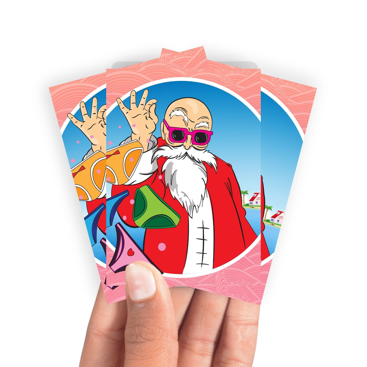 Keep your cards safe and stylish with our borderless card sleeves. Designed edge-to-edge to showcase your artwork, they offer a sleek, modern aesthetic. From LDB Duel, printed with the exclusive Master Roshi design for a fresh, premium feel.Dragonball-yugioh-mtg-pokemon-card-protection-standard-japanese-dragon-shield-LDB-Duel-borderless