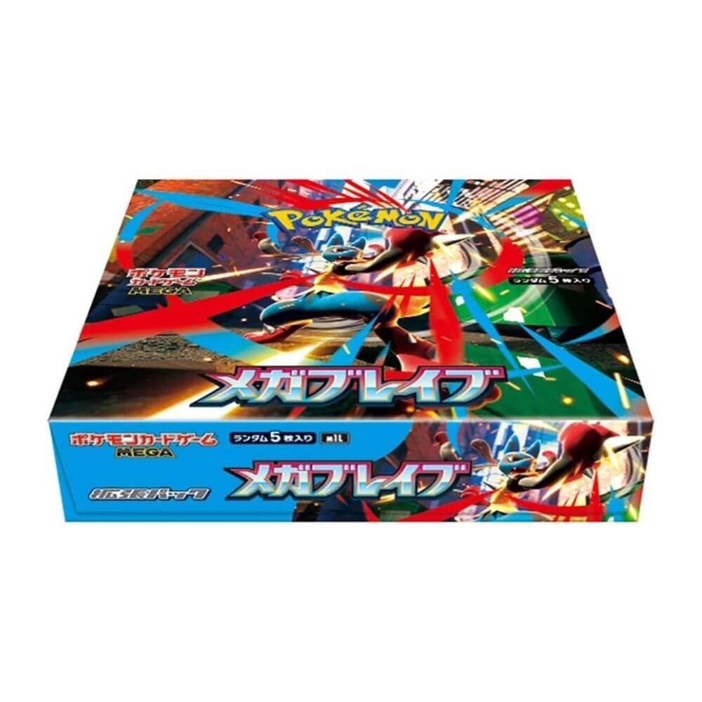 Upgrade your collecting game with LDB Duel featuring our exclusive Mega Brave - Japanese Booster Box selection! Perfect for sealed collectors and players alike, each booster box is designed to give you an exciting pack-opening experience with premium cards, chase rares, and set-defining pulls. Whether you're building your deck or expanding your collection, this is the best way to experience the thrill of the PKMN TCG in every box. Lucario-pokemon-tcg-booster-box-card-LDB-Duel