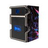 Here is the Right View of the Mega Chandelure Mach 3 Black Deck Box. Fire-Type-pokemon-deck-tray-dice-tray-LDB-Duel