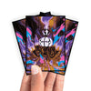 Enhance your cards with our elegant black border card sleeves, featuring a sleek, sophisticated design for a bold, modern aesthetic. From LDB Duel. Perfect for showcasing your collection, these sleeves are printed with our exclusive Mega Chandelure design. Chandelure-pokemon-anime-yugioh-mtg-card-protection-standard-japanese-dragon-shield-LDB-Duel-black