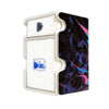 Here is the Right View of the Mega Chandelure Mach 3 White Deck Box. Ghost-Type-pokemon-deck-tray-dice-tray-LDB-Duel