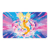 Transform your dueling experience with LDB Duel featuring our exclusive art Mega Dragonite playmat! Featuring a soft cloth top for smooth card movement and a durable rubber back for a secure grip, this 24x14 inch mat is machine washable and safe for cards and sleeves. Dragonite-pokemon-anime-yugioh-mtg-custom-artwork-premium-durable-rubber-ldb-duel