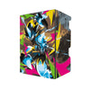 Here's another quality black deck box from LDB Duel featuring our exclusive Mega Zeraora art. Fits all types of trading card games, including Pokémon, Yu-Gi-Oh! and Magic The Gathering. The perfect card holder for the TCG player safely holds up to 100 double-sleeved cards. EVEN in extra thick sleeves. Comes with a pull-out dice tray. Zeraora-pokemon-tcg-accessories-card-storage-LDB-Duel
