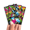Enhance your cards with our elegant black border card sleeves, featuring a sleek, sophisticated design for a bold, modern aesthetic. From LDB Duel. Perfect for showcasing your collection, these sleeves are printed with our exclusive Mega Zeraora design. Zeraora-pokemon-anime-yugioh-mtg-card-protection-standard-japanese-dragon-shield-LDB-Duel-black