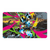 Transform your dueling experience with LDB Duel featuring our exclusive art Mega Zeraora playmat! Featuring a soft cloth top for smooth card movement and a durable rubber back for a secure grip, this 24x14 inch mat is machine washable and safe for cards and sleeves. Zeraora-pokemon-anime-yugioh-mtg-custom-artwork-premium-durable-rubber-ldb-duel