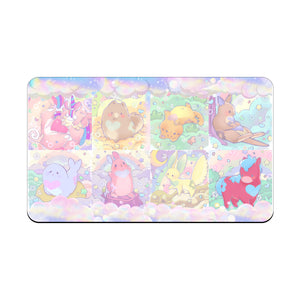 Transform your dueling experience with our exclusive art Melffy Archetype playmat from LDB Duel! Featuring a soft cloth top for smooth card movement and a durable rubber back for a secure grip, this 24x14 inch mat is machine washable and safe for cards and sleeves. Catty-yugioh-mtg-pokemon-custom-artwork-premium-durable-rubber-ldb-duel