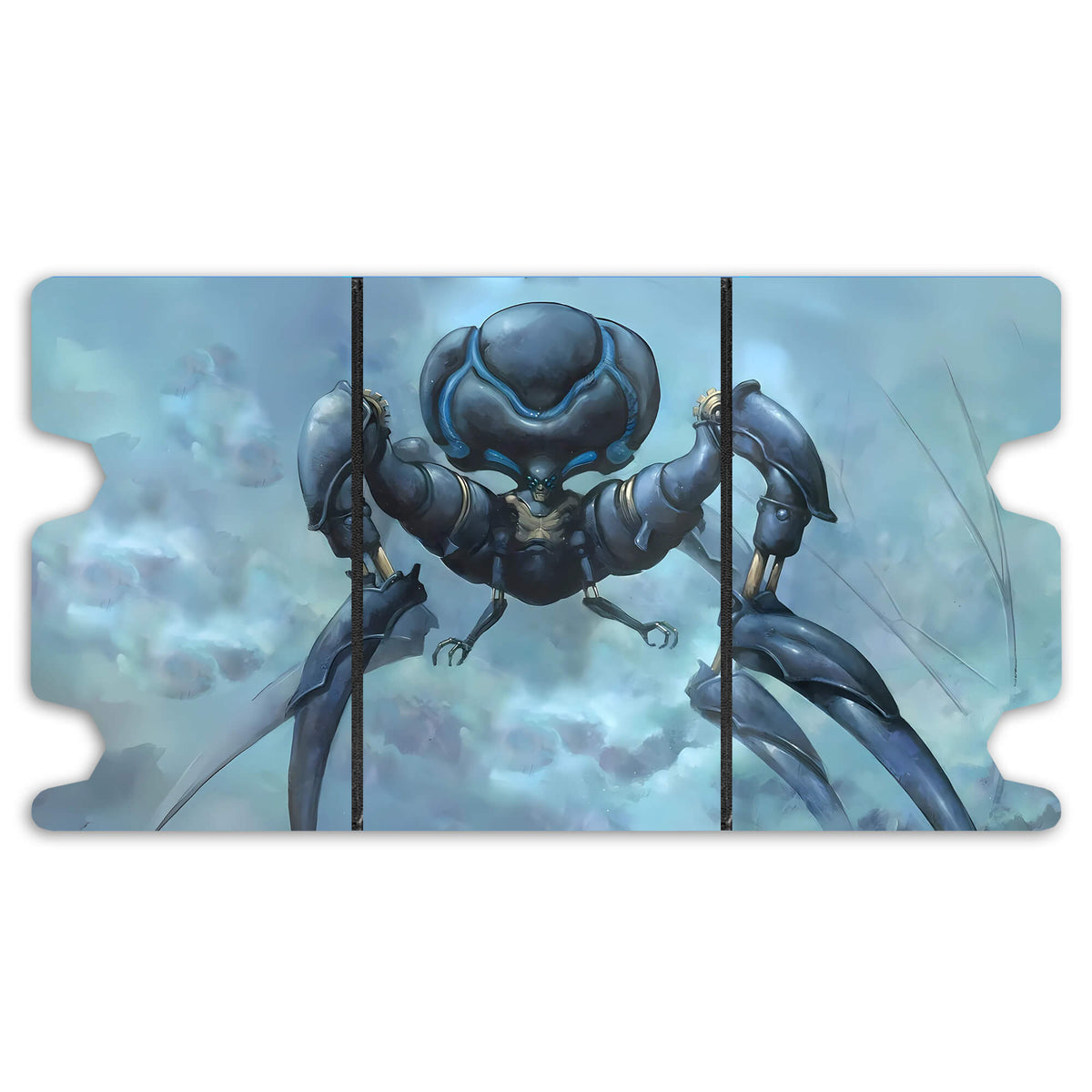 Here is the Full Lid Design of the Memnarch Mach 3 Black Deck Box. Control-Magic-yugioh-custom-art-leather-durable-LDB-Duel