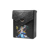 Enhance your TCG storage with the Mach 2 Black deck box, available in options for 60 or 80 single-card sleeves. Crafted from durable faux leather, it includes a built-in belt loop, a strong magnetic snap, and showcases our exclusive Mermail Atlantean Archetype design—ideal for TCG enthusiasts on the move! Mermail King-yugioh-mtg-pokemon-tcg-accessories-card-storage-LDB-Duel-black