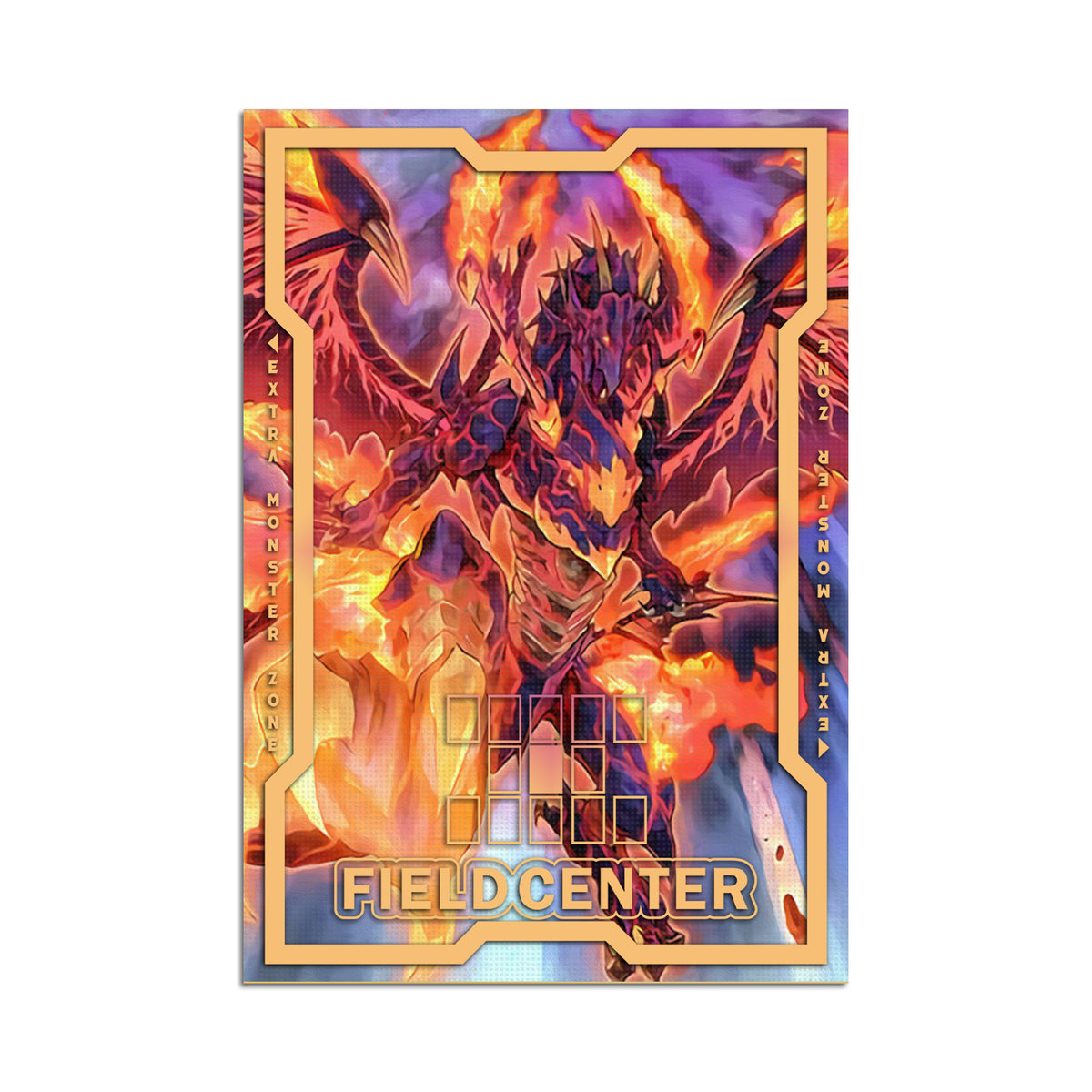 Meteoro Cometa Negro Dragón Metal Field Center