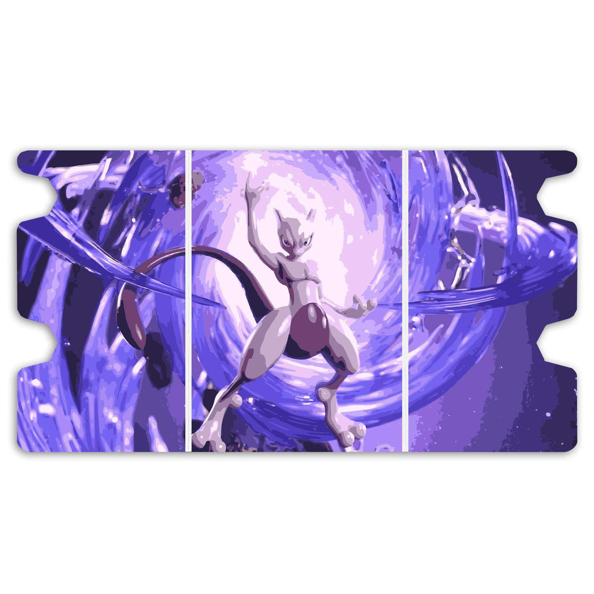 Here is the Full Lid Design of the Mewtwo Mach 3 White Deck Box. Pressure-pokemon-custom-deck-portable-collector-LDB-Duel