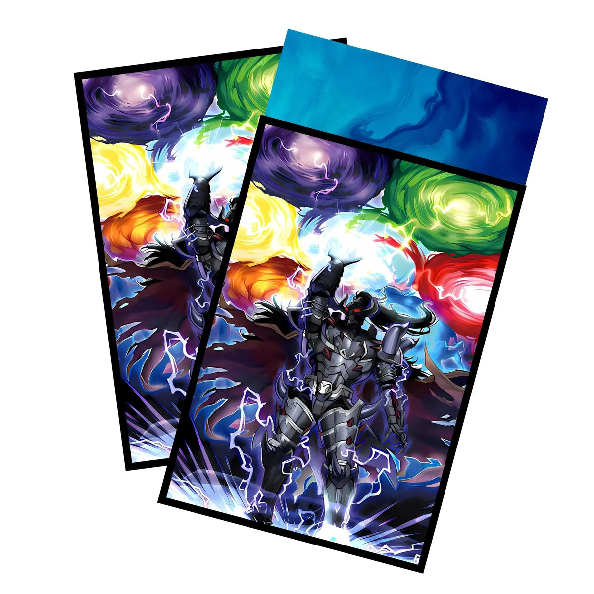 Enhance your cards with our elegant black border card sleeves, featuring a sleek, sophisticated design for a bold, modern aesthetic. From LDB Duel. Perfect for showcasing your collection, these sleeves are printed with our exclusive Monarch design. Zaborg-yugioh-card-protection-standard-japanese-dragon-shield-LDB-Duel-black
