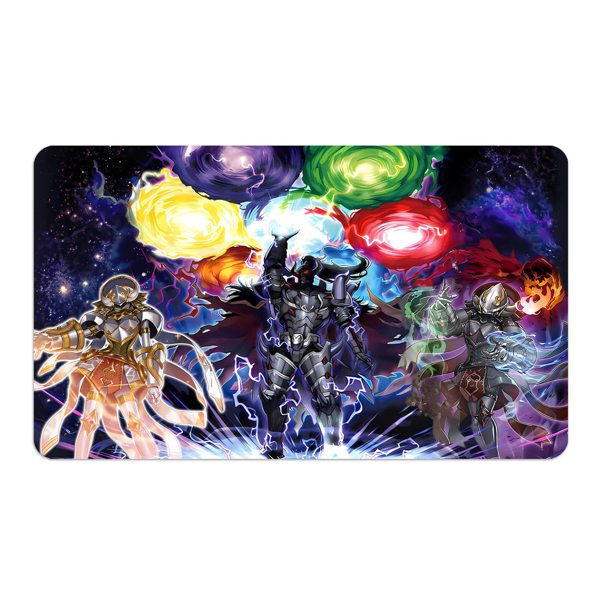 Transform your dueling experience with LDB Duel featuring our exclusive art Monarch playmat! Featuring a soft cloth top for smooth card movement and a durable rubber back for a secure grip, this 24x14 inch mat is machine washable and safe for cards and sleeves. Kyoji-yugioh-mtg-pokemon-custom-artwork-premium-durable-rubber-ldb-duel