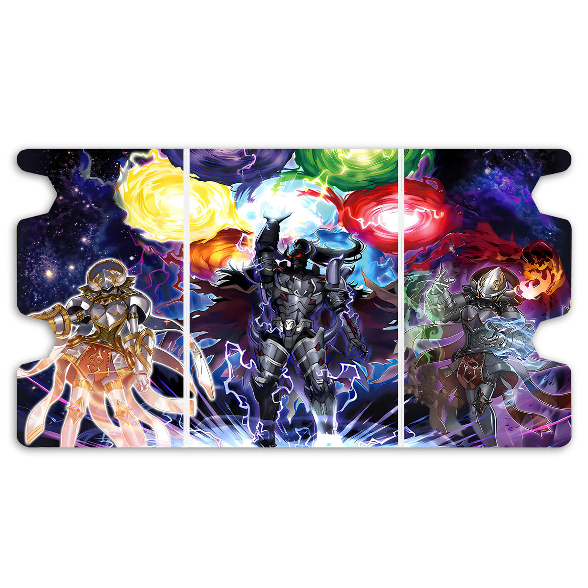 Here is the Full Lid Design of the Monarch Mach 3 White Deck Box. Eidos-yugioh-custom-deck-portable-collector-LDB-Duel