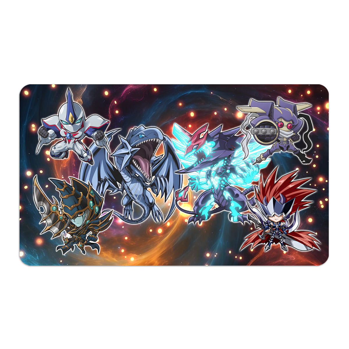 Transform your dueling experience with LDB Duel featuring our exclusive art Monster Mayhem playmat! Featuring a soft cloth top for smooth card movement and a durable rubber back for a secure grip, this 24x14 inch mat is machine washable and safe for cards and sleeves. Skull-Servant-yugioh-mtg-pokemon-custom-artwork-premium-durable-rubber-ldb-duel
