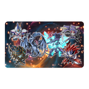 Transform your dueling experience with LDB Duel featuring our exclusive art Monster Mayhem playmat! Featuring a soft cloth top for smooth card movement and a durable rubber back for a secure grip, this 24x14 inch mat is machine washable and safe for cards and sleeves. Skull-Servant-yugioh-mtg-pokemon-custom-artwork-premium-durable-rubber-ldb-duel
