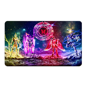 Transform your dueling experience with LDB Duel featuring our exclusive art NEO Heroes playmat! Featuring a soft cloth top for smooth card movement and a durable rubber back for a secure grip, this 24x14 inch mat is machine washable and safe for cards and sleeves. Neos-yugioh-mtg-pokemon-custom-artwork-premium-durable-rubber-ldb-duel